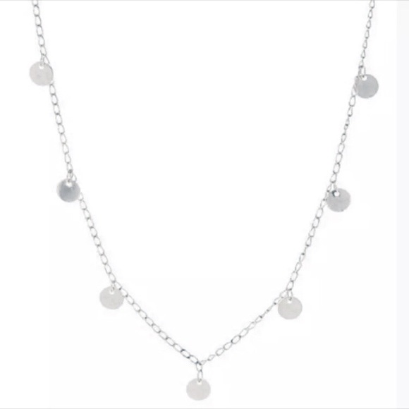 Jewelry - 5/$25 Silver Long Dainty Coin Layered Necklace